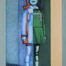 Verkauft - Junges Mädchen, 2016, Oil auf Leinwand, 140x100 cm