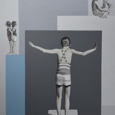 Verkauft - Sommerurlaub, 2020, Acryl auf Leinwand, 85x70 cm