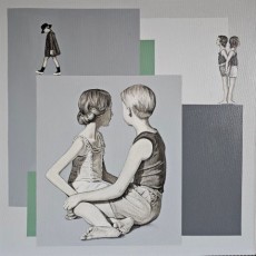 Sommer Ferien, 2021, Acryl auf Leinwand, 70x70 cm
