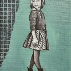 Girl, 2023, Acrylic on canvas, 20x15 cm