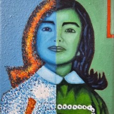 Girl, 2023, Oil on canvas, 25x20 cm